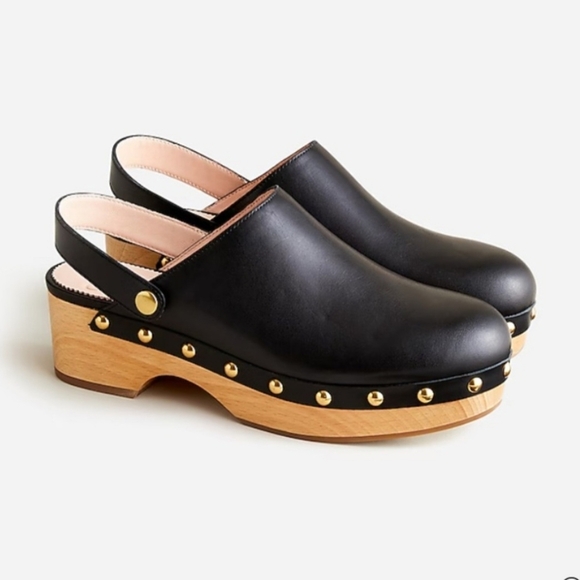 J. Crew Convertible Leather Clogs - Picture 2 of 8
